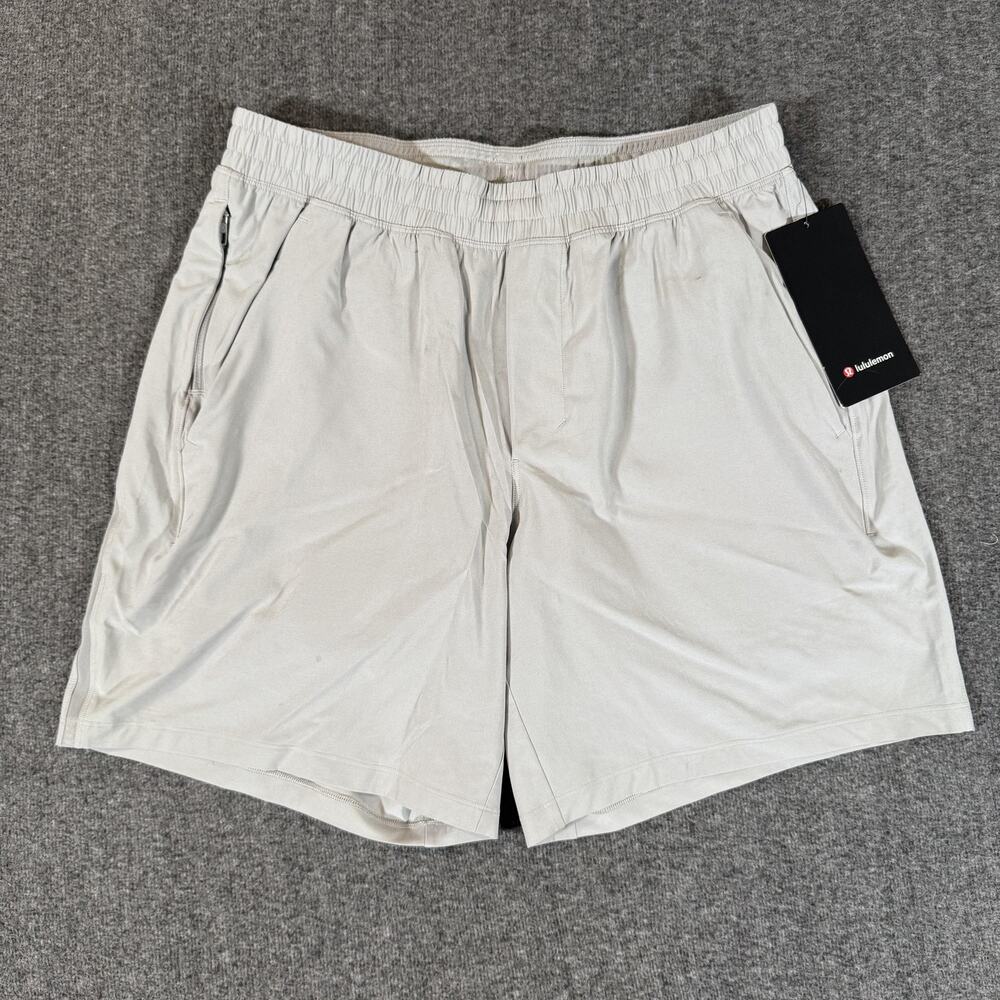 Lululemon Pace Breaker Shorts Mens Large Seal Gray 7" Athletic Running Workout